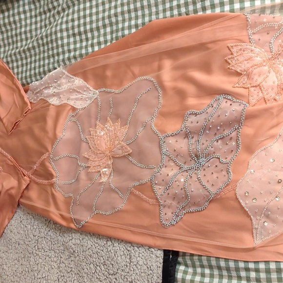 Custom Blush Pink Ao Dai - Picture 3 of 6